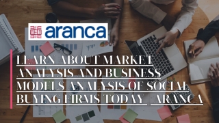 LEARN ABOUT MARKET ANALYSIS AND BUSINESS MODELS ANALYSIS OF SOCIAL BUYING FIRMS