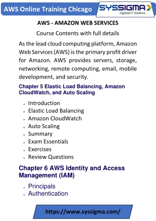 Best AWS Online Training in Chicago