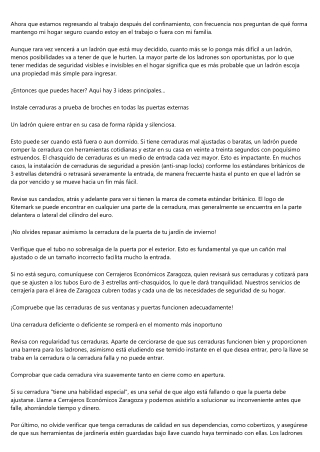 ¿Cuáles son los consejos de cerrajería para mejorar la seguridad de su vivienda?