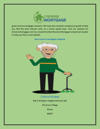 Best Reverse Mortgage Company  Zreversemortgage.com