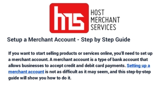 Setup-a-merchant-account