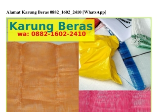 Alamat Karung Beras 088ᒿ-IϬ0ᒿ-ᒿㄐI0[WhatsApp]