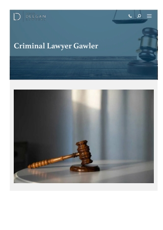 Criminal Lawyer Gawler