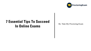 7 Essential Tips To Succeed In Online Exams​