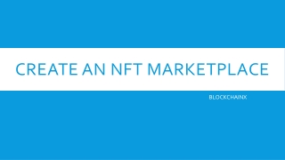 CREATE AN NFT MARKETPLACE6