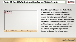 Delta Airline Flight Booking