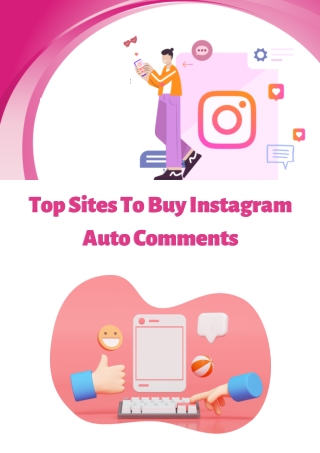 Top Sites To Buy Instagram Auto Comments