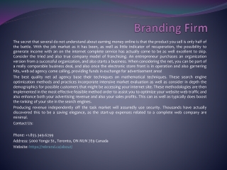 Branding Firm