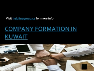 COMPANY FORMATION IN KUWAIT