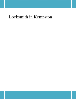 Professional   Locksmith in Kempston