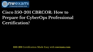 Cisco 350-201 CBRCOR: How to Prepare for CyberOps Professional Certification?