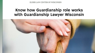 Know how Guardianship role works