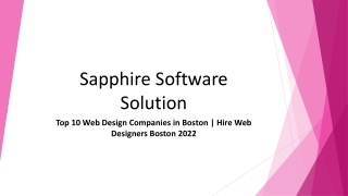 Top 10 Web Design Companies in Boston-Hire Web Designers Boston 2022