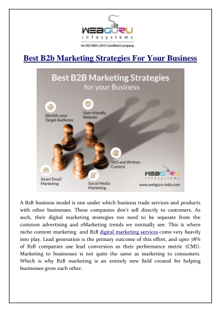 Best B2b Marketing Strategies For Your Business