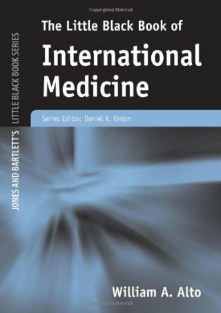 READ Little Black Book Of International Medicine Jones and Bartlett s Little