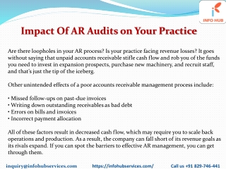 Impact Of AR Audits on Your Practice