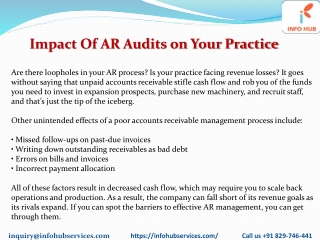 Impact of AR Audit on your PractisePDF