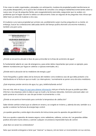 Los mejores tips y trucos de Mudanzas Económicas Barcelona para hacer una mudanz