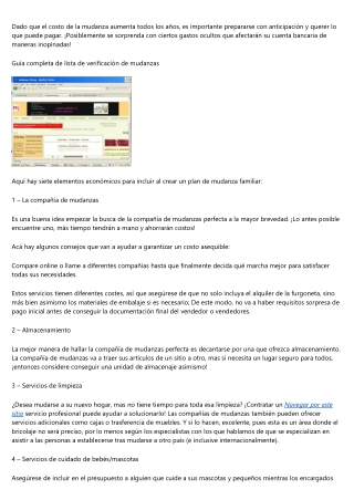 Tips de una empresa de mudanzas para hacer una mudanza de forma exitosa