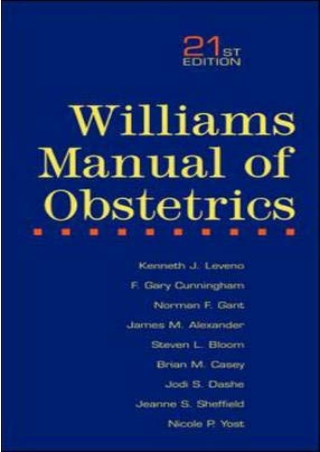 READING Williams Manual of Obstetrics