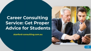 Career Consulting Service: Get Proper Advice for Students