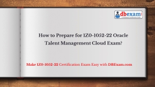 How to Prepare for 1Z0-1052-22 Oracle Talent Management Cloud Exam?