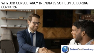 Why Job Consultancy in India Is So Helpful During COVID-19