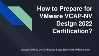 Study Guide for VMware 3V0-42.20 Certification Exam