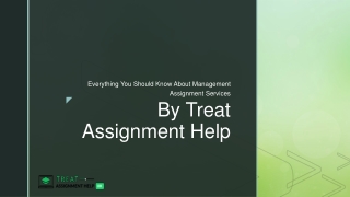 Everything You Should Know About Management Assignment Services