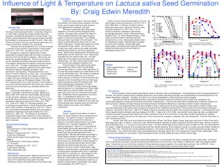 effects of light exposure on germination effects of light exposure on germination