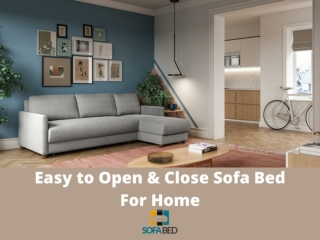 Easy to Open & Close Sofa Bed For Home