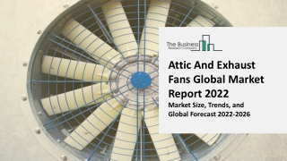 Attic And Exhaust Fans Market 2022 : Size, Growth Rate, Business Module, Product