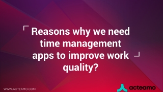 Time Management Apps