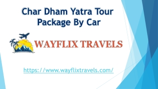 Char Dham Yatra Tour Package By Car