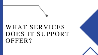 What services does IT support offer?