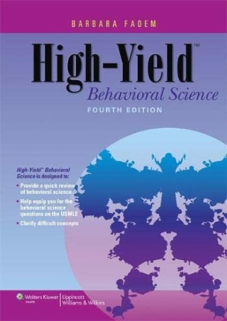 READING High Yield Behavioral Science High Yield Series