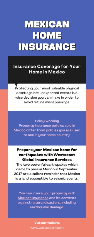 Mexican Home Insurance with Westcoast