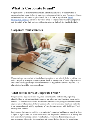 What Is Corporate Fraud.docx