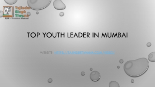 Top youth leader in Mumbai