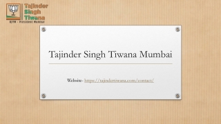 Tajinder Singh Tiwana Mumbai
