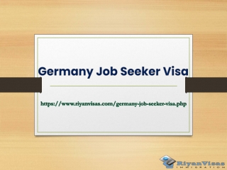 Germany Job Seeker Visa