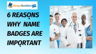 Many Reasons Why Name Badges Are Important for Healthcare Organizations