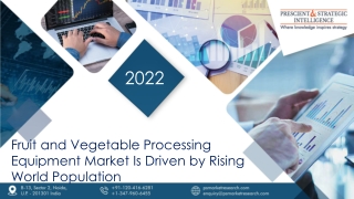 fruit and vegetable processing equipment market