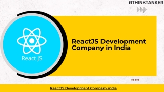 ReactJS development company India