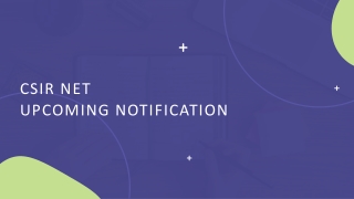 CSIR NET Upcoming Notification