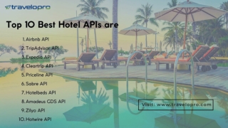 Top 10 Best Hotel APIs Airbnb, TripAdvisor, Expedia, and More