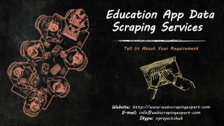 Education App Data Scraping Services 