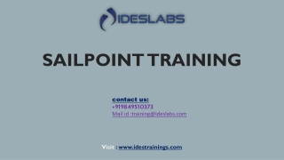 Sailpoint Training