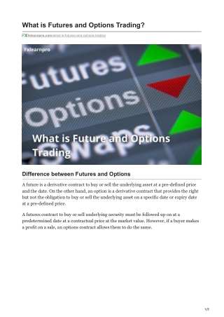 fxlearnpro.com-What is Futures and Options Trading (1)