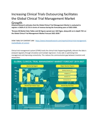 Global Clinical Trial Management Market